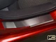 Накладки на пороги Mazda 6 III 2013- premium NataNiko P-MA12 - изображение 2