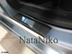 Накладки на пороги Fiat Bravo 2007- premium NataNiko P-FI05 - изображение 2