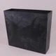 Горшок террасовый для цветов Urbi Case Beton Effect высокий Антрацит мраморный (DUC600TE-S433) - изображение 2
