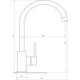 Смеситель для кухни Topaz Barts TB 07403-H36-BL - изображение 5