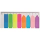 Стикер-закладка Buromax Plastic bookmarks 45x12mm, 8*25шт, neon (BM.2307-98) - изображение 2