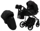 Коляска 2 в 1 Adamex Porto Lux ps-96 черный 625592 - изображение 1