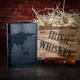 Кожаная обложка на паспорт HiArt PC-01 Shabby Ink World Map Синий - изображение 3