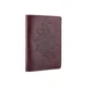Кожаная обложка на паспорт HiArt PC-01 Mehendi Classic темно-фиолетовая Фиолетовый - изображение 6