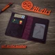 Обложка-органайзер для документов из кожи HiArt World Map PC-03-C19-1718-T001 Фиолетовый - изображение 2