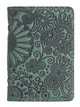 Обложка для документов из кожи HiArt AD-03 Shabby Alga Mehendi Art Зелёный - изображение 1
