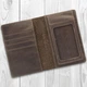 Обложка-органайзер для документов из кожи HiArt PC-03 Shabby Gavana Brown 7 wonders of the world Коричневый - изображение 4
