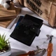Обкладинка для паспорта з шкіри Hi Art «World Map» PB-03S/1 Shabby Night Чорний - зображення 2