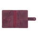 Обложка для паспорта из кожи Hi Art «World Map» PB-03S/1 Shabby Plum Фиолетовый - изображение 4