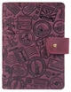 Обложка для паспорта из кожи Hi Art «Let's Go Travel» PB-02/1 Shabby Plum Фиолетовый - изображение 1