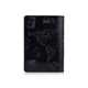 Обложка-органайзер для документов из кожи HiArt AD-01 Crystal Panther 7 wonders of the world Черный - изображение 4