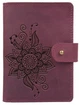 Обложка для паспорта из кожи Hi Art «Mehendi Classic» PB-02/1 Shabby Plum Фиолетовый - изображение 1