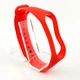 Силиконовый ремешок браслет для Mi Band 3/4 Red - изображение 3