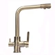 Змішувач для кухні під осмос Globus Lux LAZER GLLR-0444-9-BRONZE - зображення 4