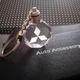 Брелок автомобильный на ключи Митсубиши GF авто брелок с логотипом Mitsubishi с подсветкой (R050876) - изображение 2