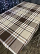 Скатерть водоотталкивающая, TRUE-STORE, Клетка S2 Коричневый и бежевый, прямоугольные 100см х 170см (SC№40-100х170) - изображение 3