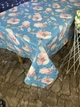 Скатерть водоотталкивающая, TRUE-STORE, Азалия голубая, прямоугольные 100см х 170см ( NC№10-100х170) - изображение 2