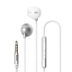 Навушники з мікрофоном провідні Baseus Enock H06 lateral in-ear (3,5 mini-jack, 1,2 m). Silver - зображення 1