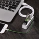 USB хаб расширитель HUB адаптер Hoco HB1 (USB to USB2.0*4). Silver - изображение 3