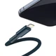 Кабель Lightning > USB Type-C Baseus High Density Braided PD 20W 1.0m (CATLGD-03) Blue - изображение 2