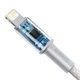 Кабель Lightning > USB Type-C Baseus High Density Braided PD 20W 2.0m (CATLGD-A02) White - изображение 4