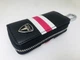 Ключница для авто KeyHolder Prestige Car TESLA Черно-белая с красным - изображение 2