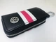 Ключница для авто KeyHolder Prestige Car VOLKSWAGEN Черно-белая с красным - изображение 1