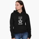 Худи женский патриотический Русский военный корабль (8921-3701-5) Черный XXL - изображение 2