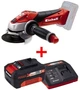 Угловая шлифмашина Einhell TE-AG 18 Li Solo + 18V 3,0 Ач Starter-Kit ( 4431110_1) - изображение 1