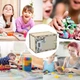 Розвиваюча іграшка для дітей, сейф з кодом з дерева, 8,5*13*9 см (101372) - зображення 3