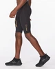 Мужские компрессионные шорты 2XU, MCS Run Comp Shorts, XL, черный/золотой отражающий - изображение 3