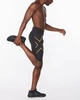 Мужские компрессионные шорты 2XU, MCS Run Comp Shorts, XL, черный/золотой отражающий - изображение 4