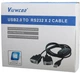 Кабель-переходник Viewcon USB2.0-2xCOM (9+25pin) 1.4 м Black (VE591) - изображение 4