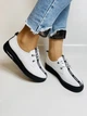 Женские кеды Evromoda 37 Белые 2581 - изображение 7