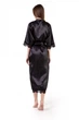 Халат женский Angelo dolce l-12-1 100-104 XL-2XL Черный - изображение 2