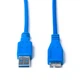 Кабель ProLogix USB - micro USB Type-B V 3.0 (M/M), 3 м, синій (396703) - зображення 2