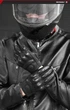 Мотоперчатки кожаные сенсорные с защитой костяшек кулака MOTOWOLF ( мотоперчатки из натуральной кожи и сенсорными пальцами для мотоцикла, для чоппера, для эндуро) XL Черные MDL0302-2 - изображение 4