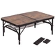Стіл складаний Bo-Camp Decatur 90x60 см, алюмінієвий каркас, до 50 кг, Black/Wood look (1404200) - изображение 3