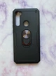 Силиконовый чехол Hard Defence Series с кольцом-подставкой для Xiaomi Redmi Note 8 Черный - изображение 1