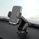 Холдер Hoco CA95 Polaris push-type telescopic suction cup car holder Black - изображение 2