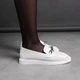 Лоферы женские Fashion Halsey 3576 38 размер 24,5 см Белый - изображение 6