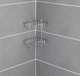 Полка угловая Wenko Milano 2 крючки 2 уровня, 22,5 х 30 х 16,5 см, сталь - изображение 6