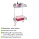 Полка угловая Wenko 2 уровня Vacuum-Loc®, 26 х 44 х 15,5 см, сталь, хром - изображение 1