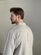 Льняная мужская рубашка натуральный цвет экрю M - linen island (132765) - изображение 3