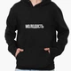 Худі чоловічий Напис Молодість (Lettering Youth) (9225-1281-4) Чорний XL - зображення 1
