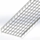 Лоток сетчатый CMS 400х50х2500, проволока Ø5 мм, белый цинк CMS-WBC5-40050Z - изображение 1