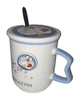 Кружка з кришкою і ложкою Great Coffee Кіт Дораемон 400 мл (51968) - изображение 3