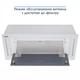 Вытяжка кухонная ELEYUS GEMINI 1200 LED 70 WH - изображение 8