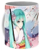 Кружка Вокалоиды Vocaloid Хацунэ Мику Hatsune Miku цветок сакуры VC 02.09 - изображение 1