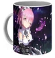 Чашка Жизнь с нуля в альтернативном мире Re:Zero бабочки RZ.02.06 - изображение 1